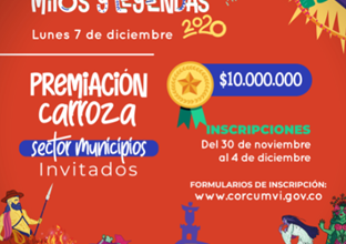 Photo of Desde hoy, municipios del meta podrán inscribirse  para participar en el Carnaval de Mitos y Leyendas